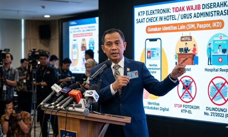 Kemendagri: Check-In Hotel dan Layanan RS Tak Wajib Pakai KTP-el, Cukup Identitas Lain